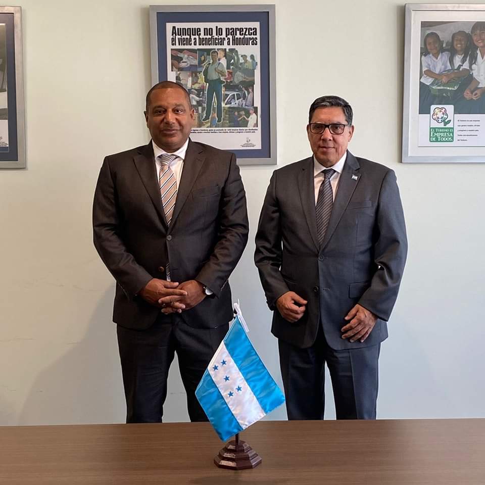 Secretario de Turismo sostuvo reunión con el cónsul de la República de Togo en España, con el objetivo de impulsar el proyecto “Década de las Raíces y las Diásporas Africanas” en Honduras